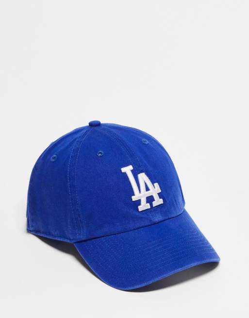47 Brand - MLB LA Dodgers - Cappellino dad con visiera blu royal tinto in capo