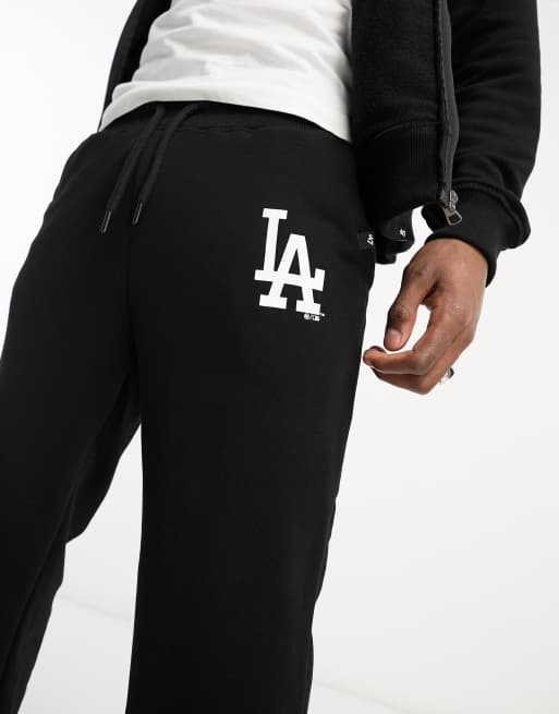 47 Brand MLB LA Dodgers co-ord jersey joggers in black