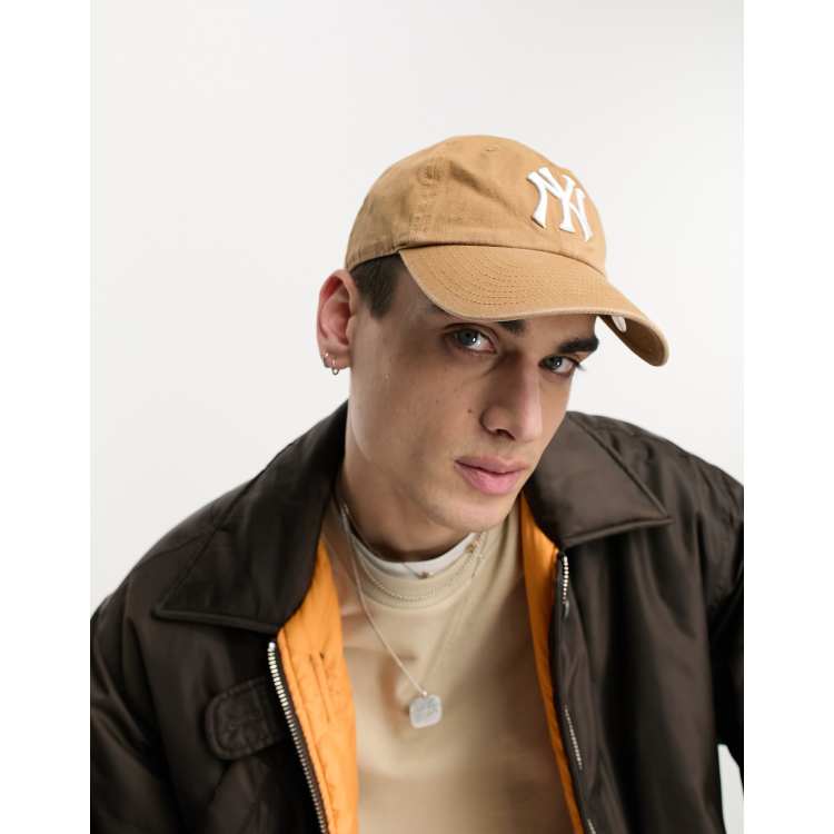 light brown cap