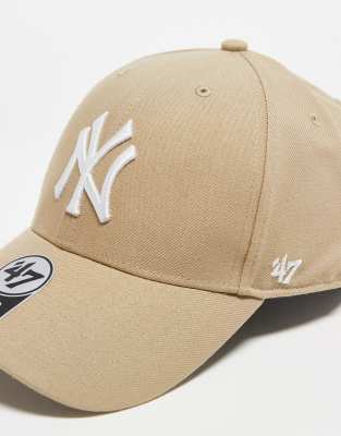 47 Brand - MLB NY Yankees - Baseballkappe in Beige-Neutral