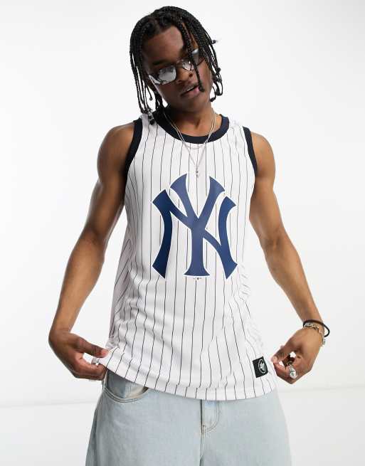 47 Brand MLB NY Yankees Co-Ord Varsity Vest In White With