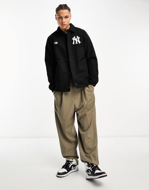 New Era MLB COACHES JACKET NEW YORK YANKEES Black