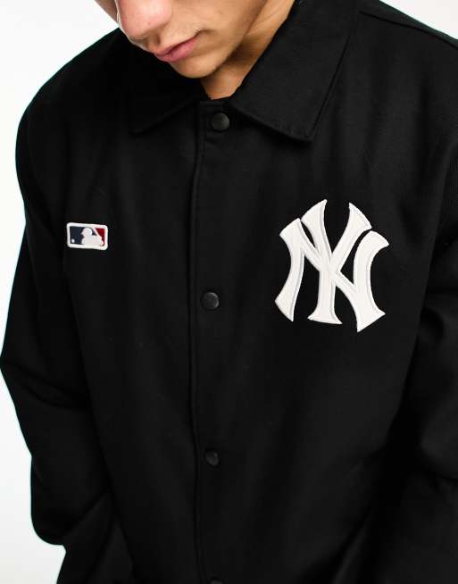 Maker of Jacket Fashion Jackets New York Yankees Block Red Black MLB Leather