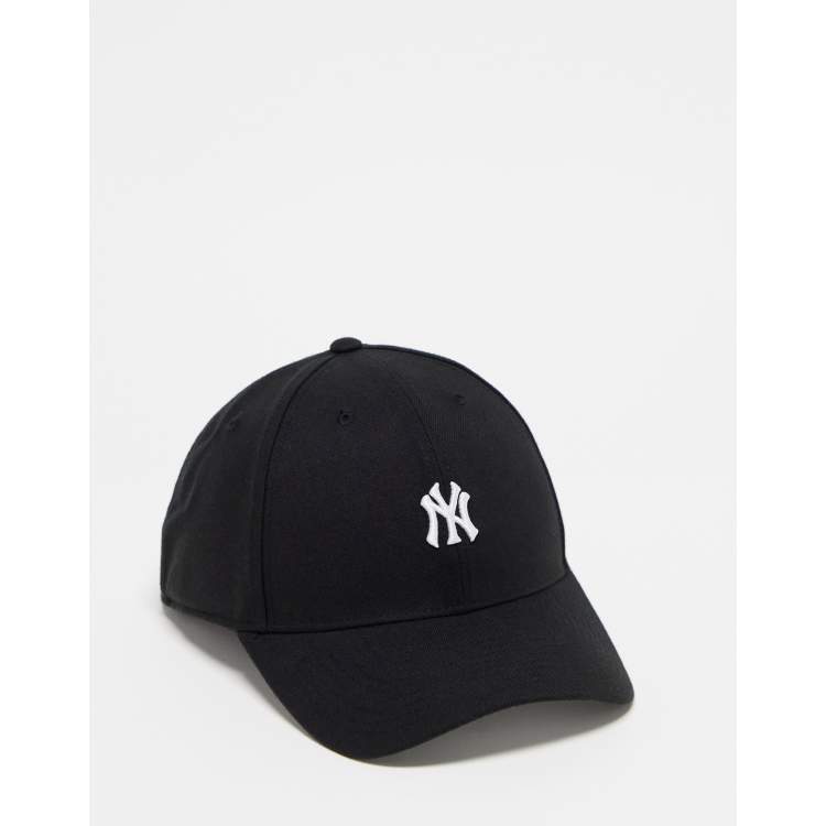 47 Brand – MLB NY Yankees – Kappe mit Mini-Logo in Schwarz | ASOS