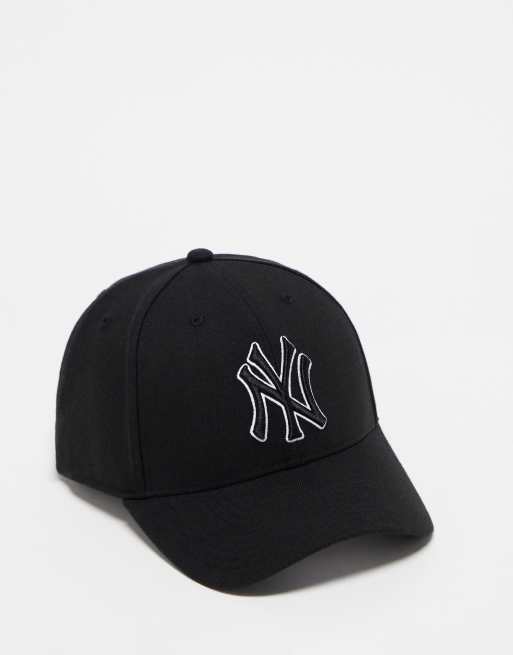 47 Brand – MLB NY Yankees – Snapback-Cap in Schwarz