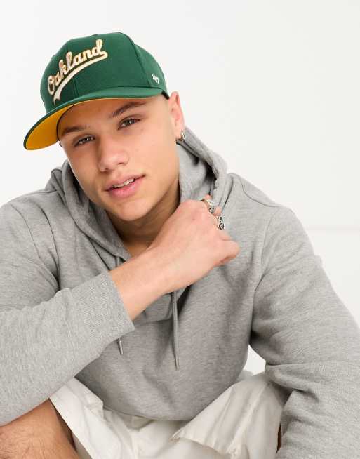47 Brand MLB Oakland Athletics baseball cap in green ASOS