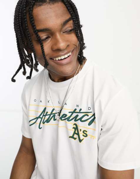 47 Brand MLB Oakland Athletics t-shirt in white with script logo print - view 1