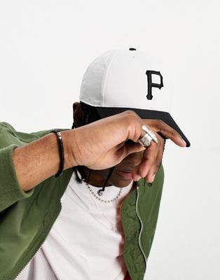 47 Brand MLB Pittsburgh Pirates baseball cap in white and black - ASOS Price Checker