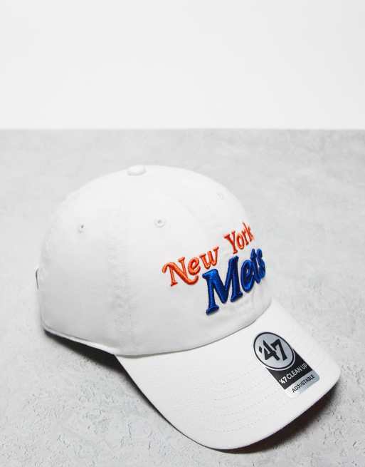 47 Brand - New York Mets - Casquette minimaliste - Blanc