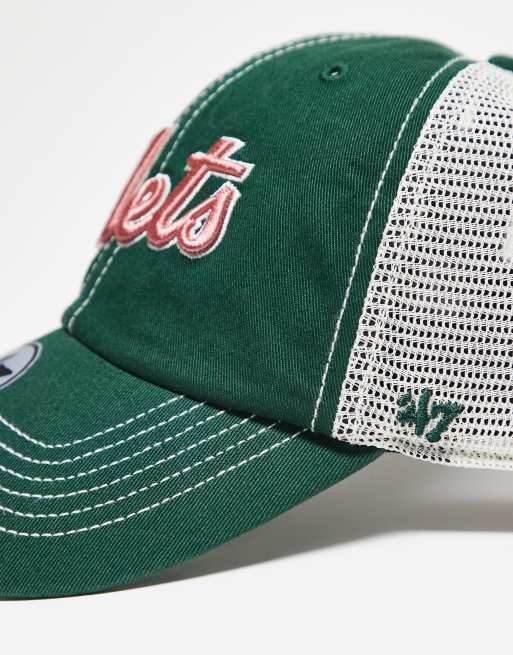 47 Brand New York Mets script clean up trucker cap in green, 3 of 3