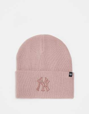 47 Brand 47 Brand New York Yankees Beanie in pink