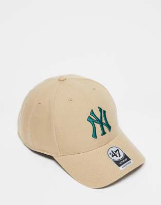 47 Brand - New York Yankees - Kappe in Beige-Neutral