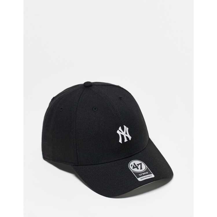 47 Brand – New York Yankees – Kappe in Schwarz mit kleinem Logo | ASOS
