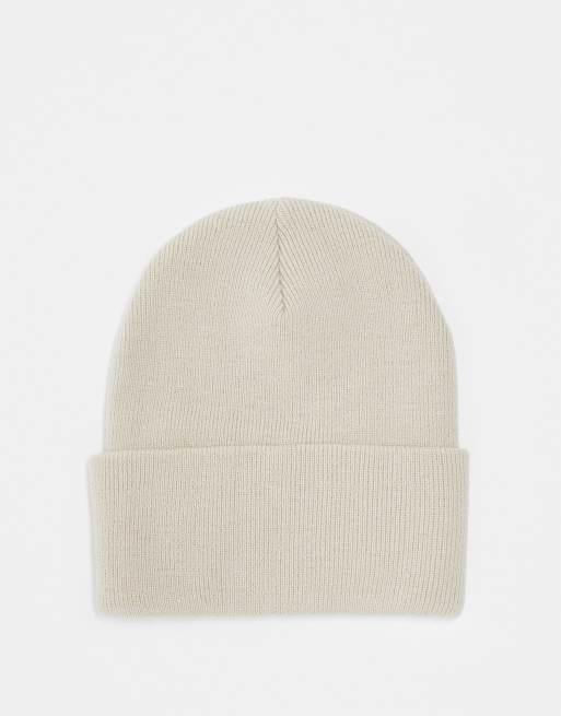 47 Brand New York Yankees mini logo beanie in ecru, 3 of 3