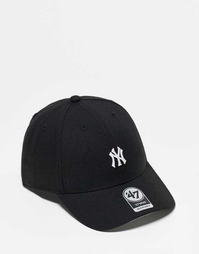 47 Brand - new york yankees mini logo cap in black