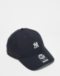 47 Brand New York Yankees mini logo cap in navy-Blue