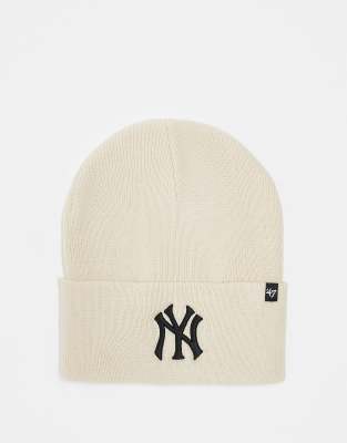 47 Brand - New York Yankees - Strickmütze in Beige-Neutral