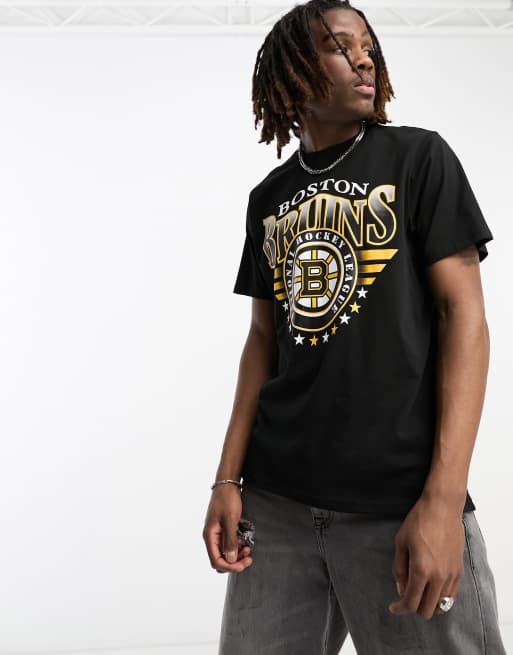 Boston Bruins 47 Brand Short Sleeve Shirt Men's Black New M