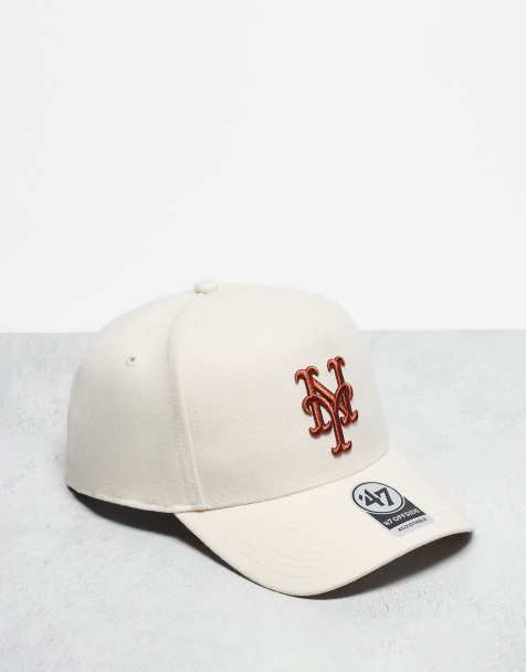 47 Brand NY Mets offside cap in cream - view 1