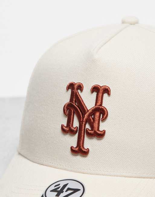 47 Brand NY Mets offside cap in cream, 2 of 3