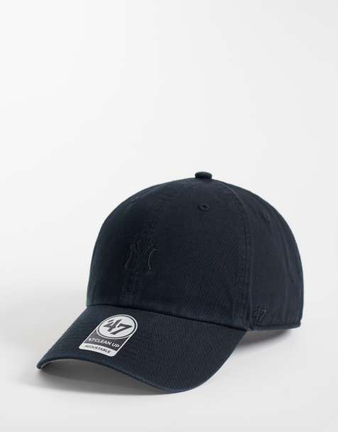 47 Brand NY Yankees base runner clean up cap in black - view 1