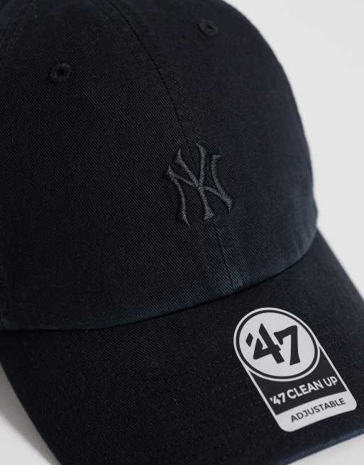 47 Brand NY Yankees base runner clean up cap in black, 2 of 3