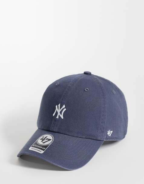 47 Brand NY Yankees base runner clean up cap in navy - view 1