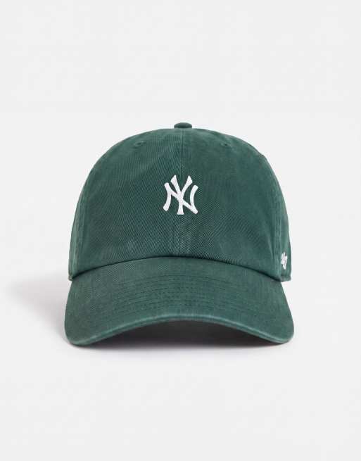 47 Brand NY Yankees base runner mini logo cap in dark green, 4 of 7
