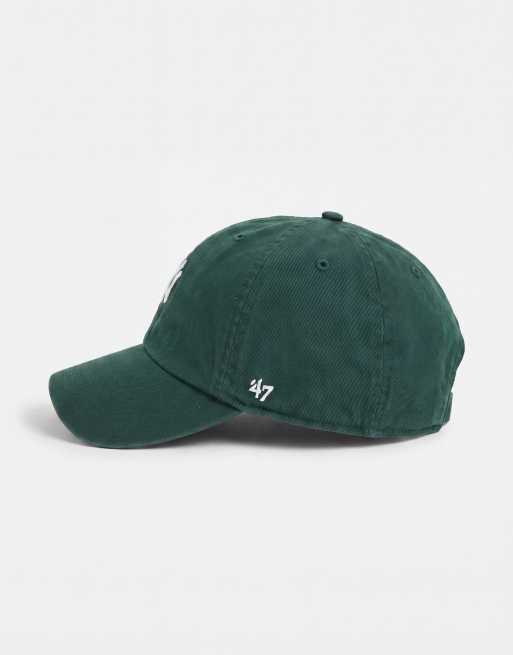 47 Brand NY Yankees base runner mini logo cap in dark green, 6 of 7