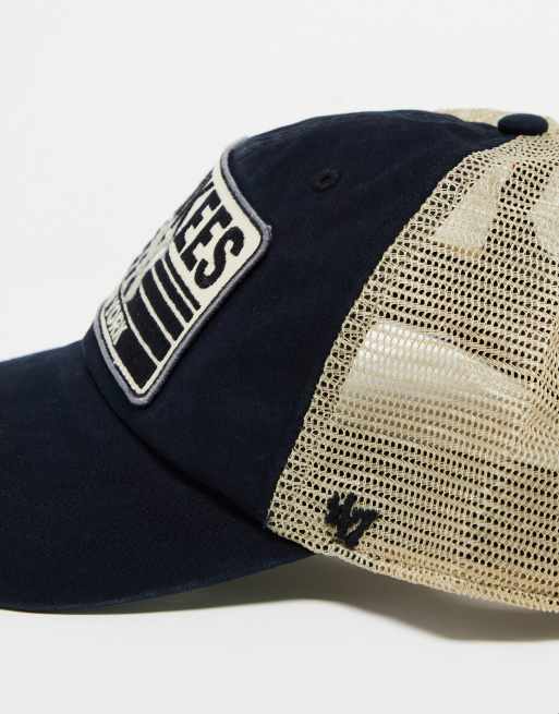 47 Brand - NY Yankees - Cappellino nero con retro in rete, 4 di 4