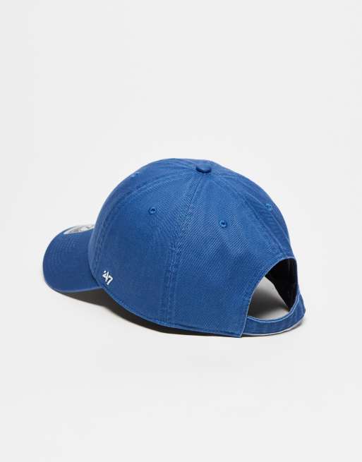 47 Brand NY Yankees clean up  base runner baseball cap in washed blue, 3 of 3
