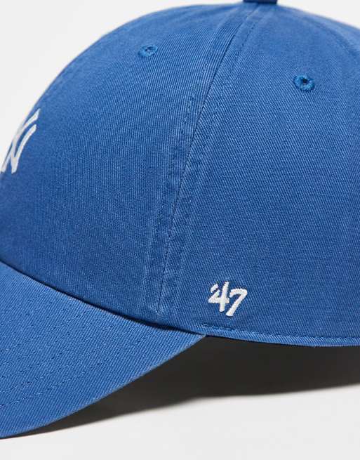 47 Brand – NY Yankees – Clean Up – Base Runner – Blå, tvättad baseballkeps, 2 av 3
