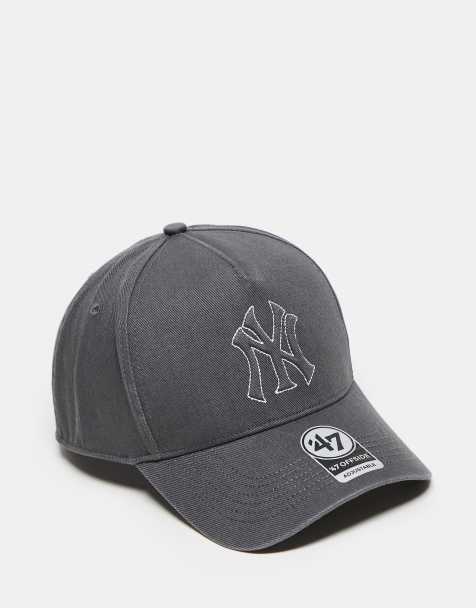 47 Brand NY Yankees clean up baseball cap in charcoal grey - view 1