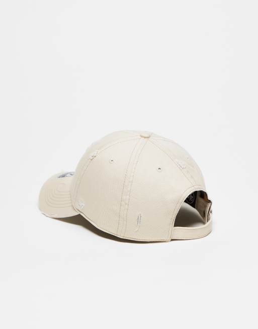 47 Brand NY Yankees clean up baseball cap in distressed beige, 3 of 3