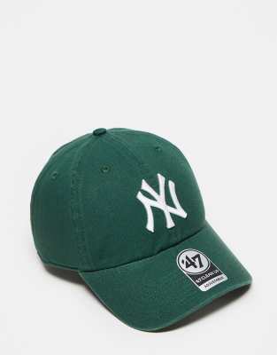 47 Brand 47 Brand NY Yankees clean up baseball cap in forest green