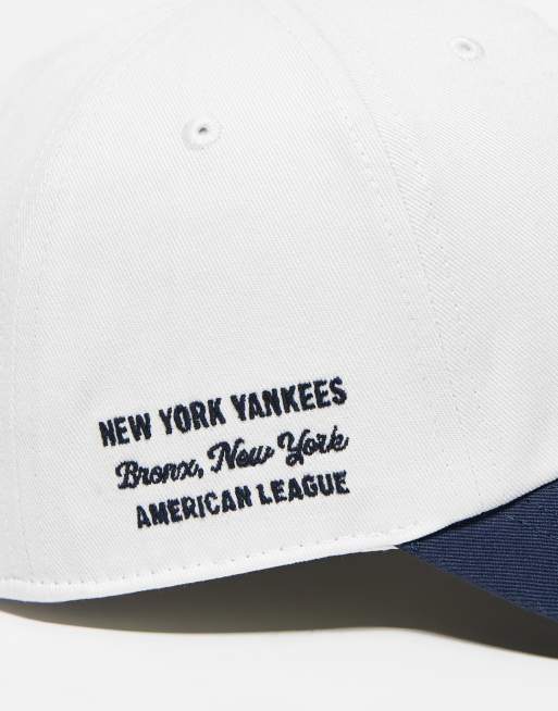 47 Brand NY Yankees clean up baseball cap in white and navy | ASOS