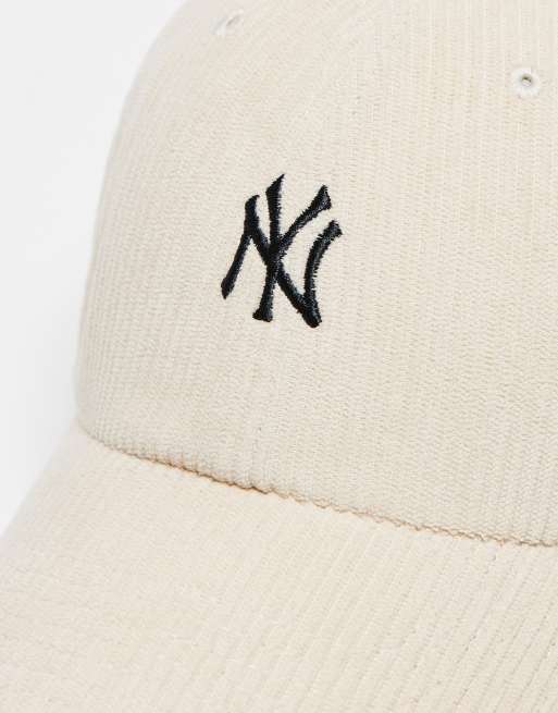47 Brand – NY Yankees Clean Up – Baseballkappe aus Cord in Beige, 2 von 3