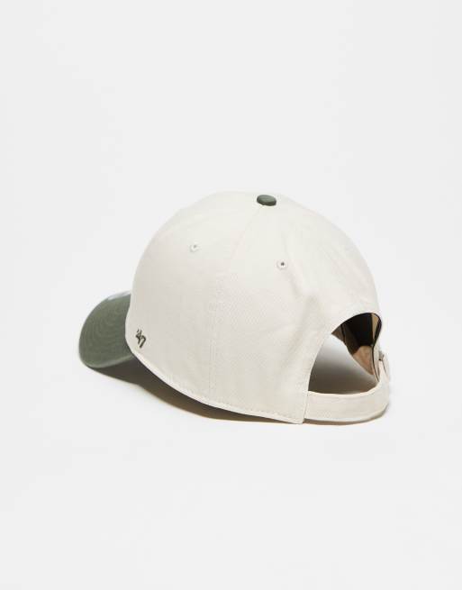 47 Brand - NY Yankees - Clean Up - Baseballpet in wit en grijs, 3 van 3