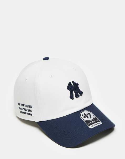 47 Brand - NY Yankees - Clean Up - Baseballpet in wit en marineblauw - view 1
