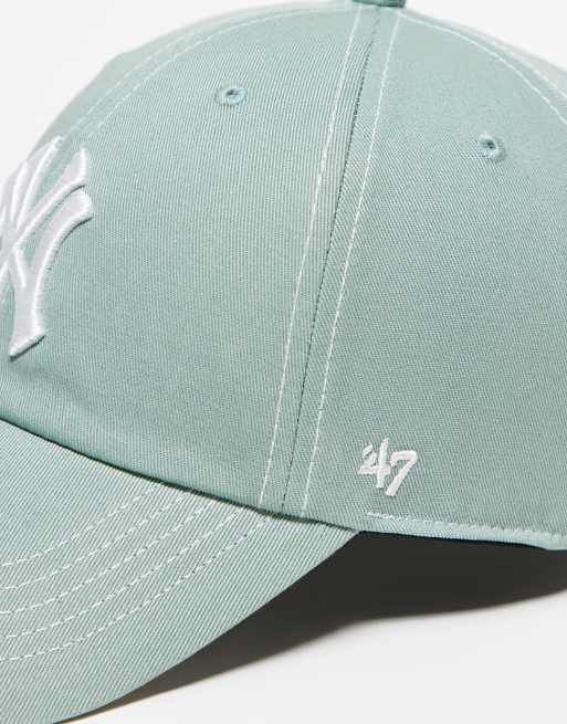 47 Brand – NY Yankees – Clean Up – Blå baseballkeps med kontrastfärgade sömmar, 2 av 3