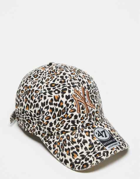 47 Brand NY Yankees clean up cap in all over washed leopard - view 1