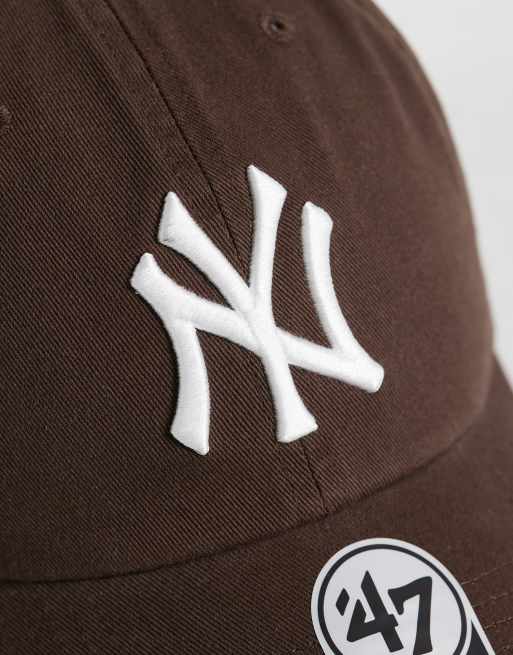 47 Brand NY Yankees clean up cap in brown, 2 of 3