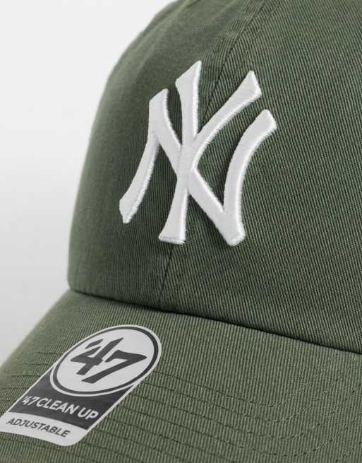 47 Brand NY Yankees clean up cap in moss green, 2 of 3
