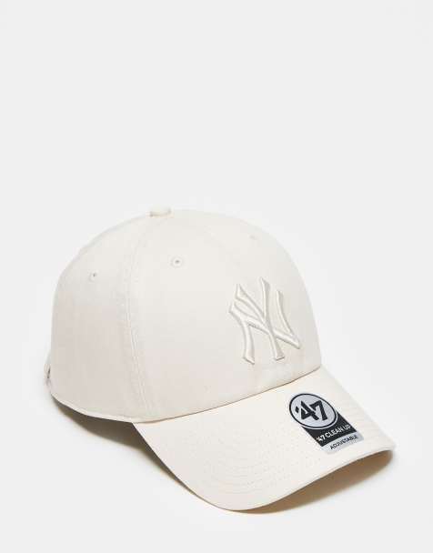 47 Brand - NY Yankees Clean Up - Cappellino bianco sporco tono su tono - view 1