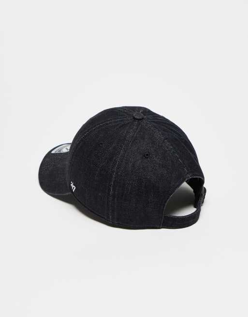 47 Brand – NY Yankees Clean Up – Denim-Baseballkappe in Schwarz, 3 von 3