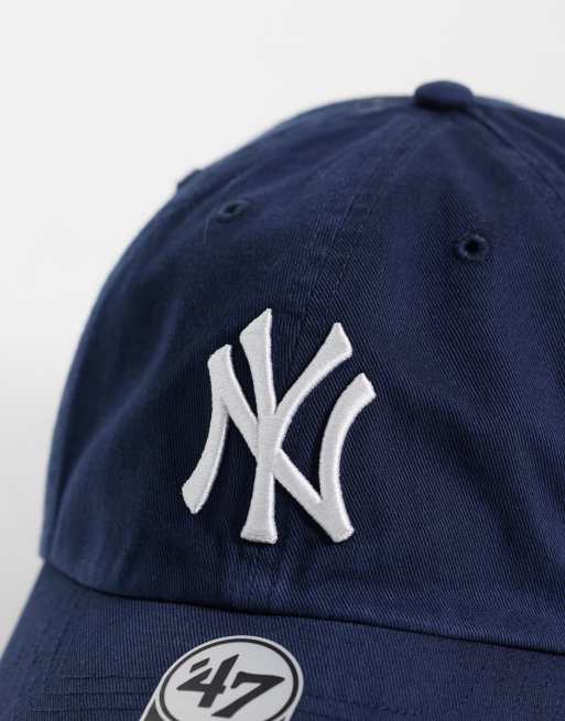 47 Brand NY Yankees clean up-keps i marinblått, 2 av 3