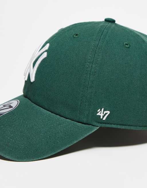 47 Brand – NY Yankees – Clean Up – Skogsgrön baseballkeps, 2 av 3