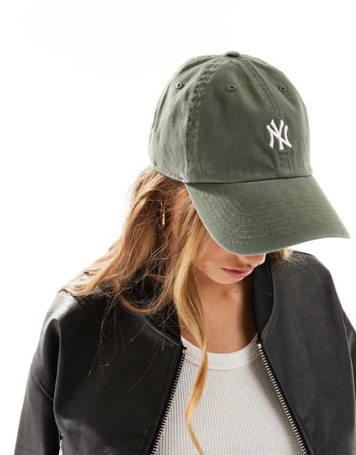 47 Brand – NY Yankees Clean Up – Zielona czapka z daszkiem z małym logo