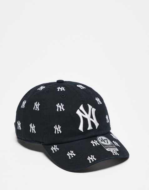 47 Brand NY Yankees confetti clean up cap in black multi - view 1