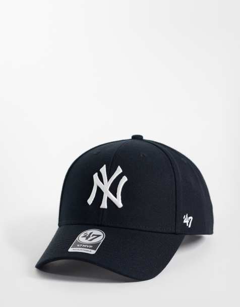 47 Brand NY Yankees czapka snapback w czerni - view 1
